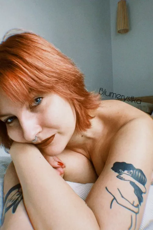 Bored redhead waiting for boyfriend candidates by Blumerystka