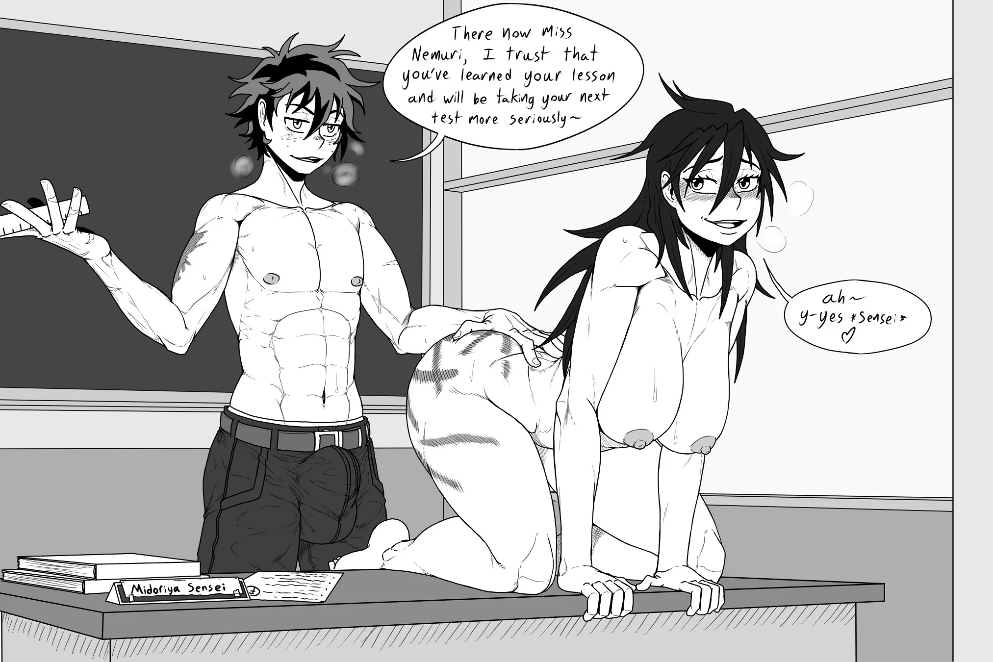 deku and midnight role reversal roleplay (by me) posted by kiahl