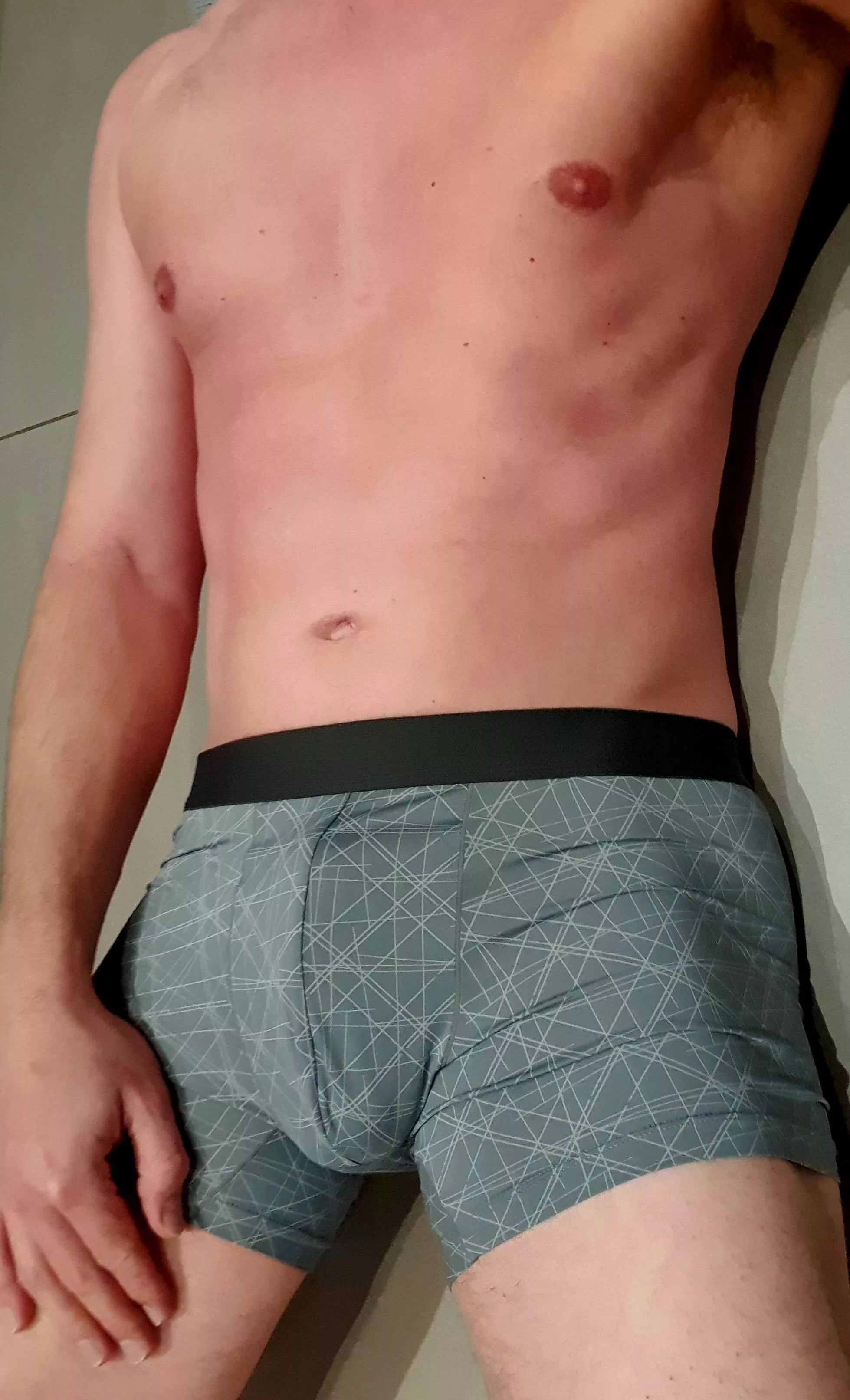 Doing morning stretches in boxer briefs posted by BillHot4175