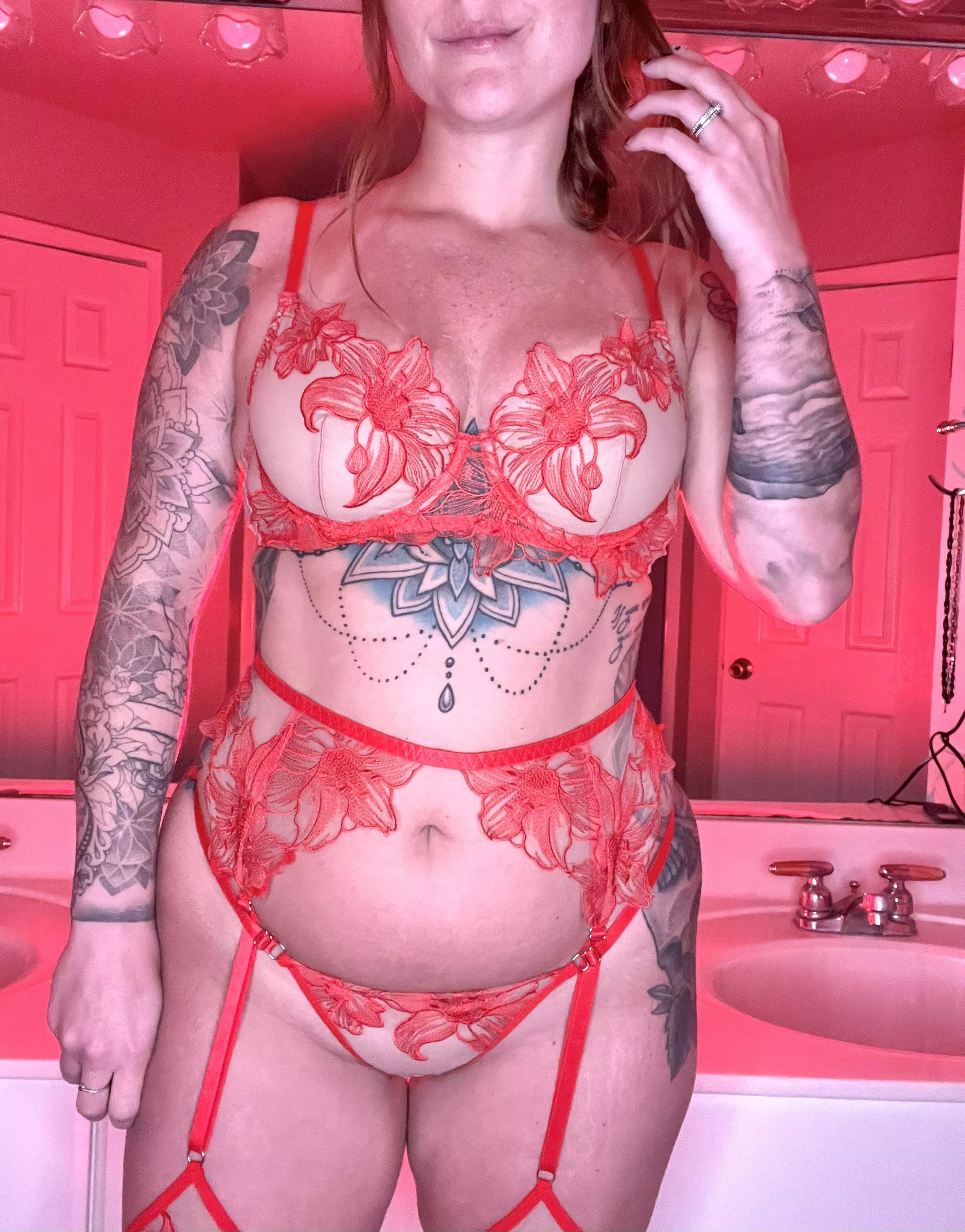 [F]estive In Red posted by TattedBlondeshell
