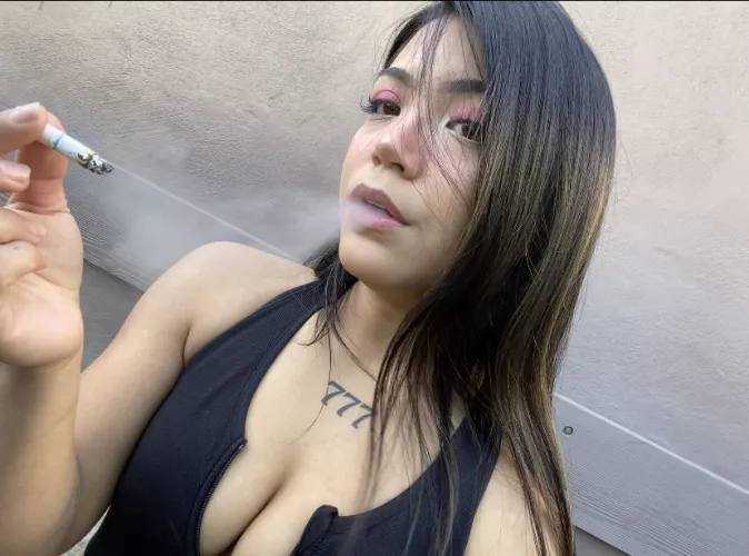 Got dolled up to answer a few smoking questions by ilyanastasia