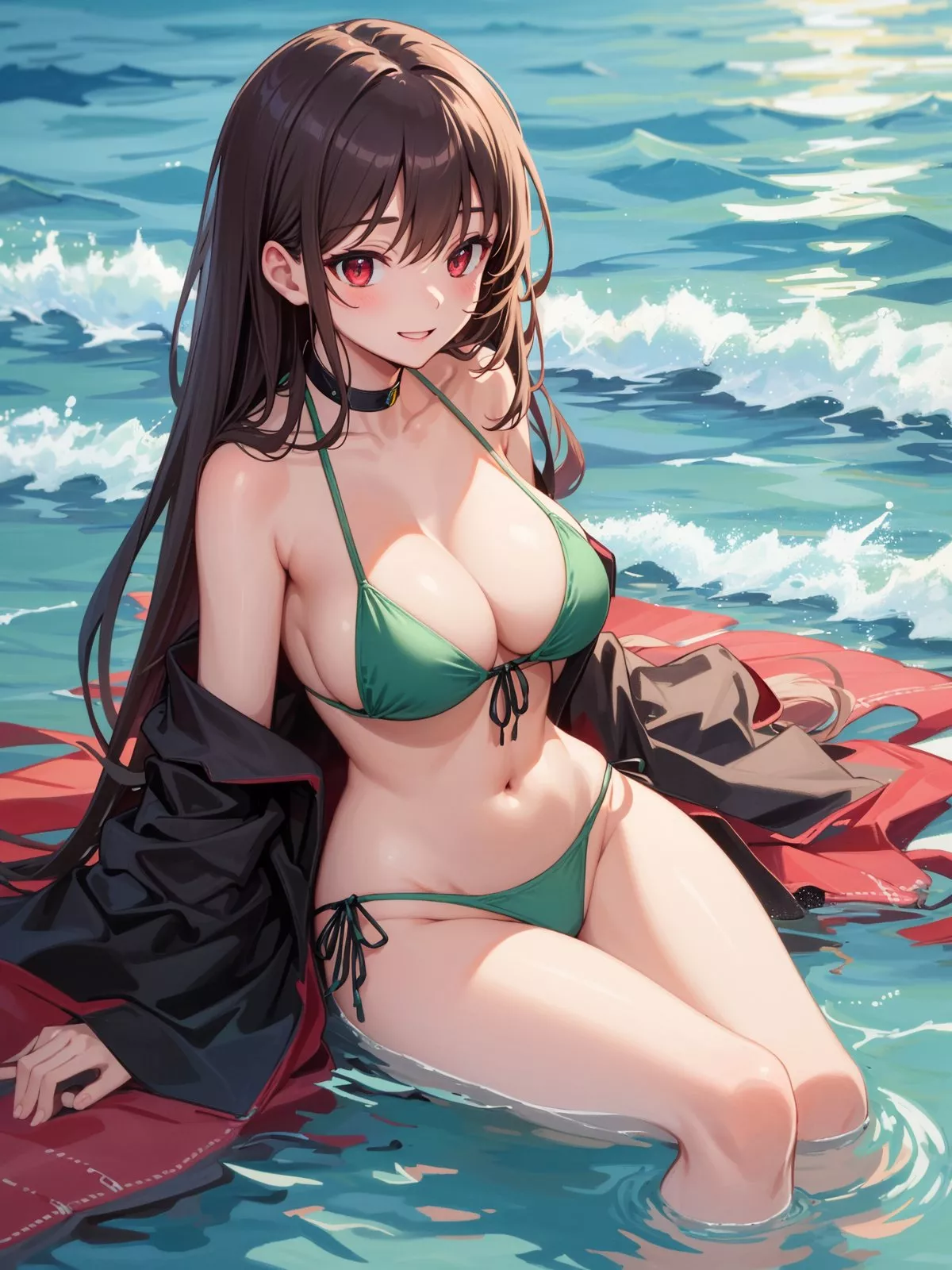 Green Bikini posted by CheetahSperm18