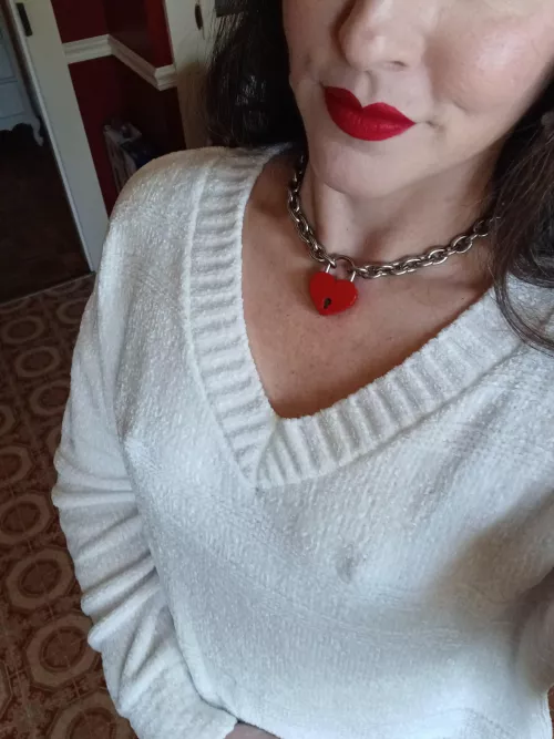 heart day pokies, even through a sweater by littlegothinheels