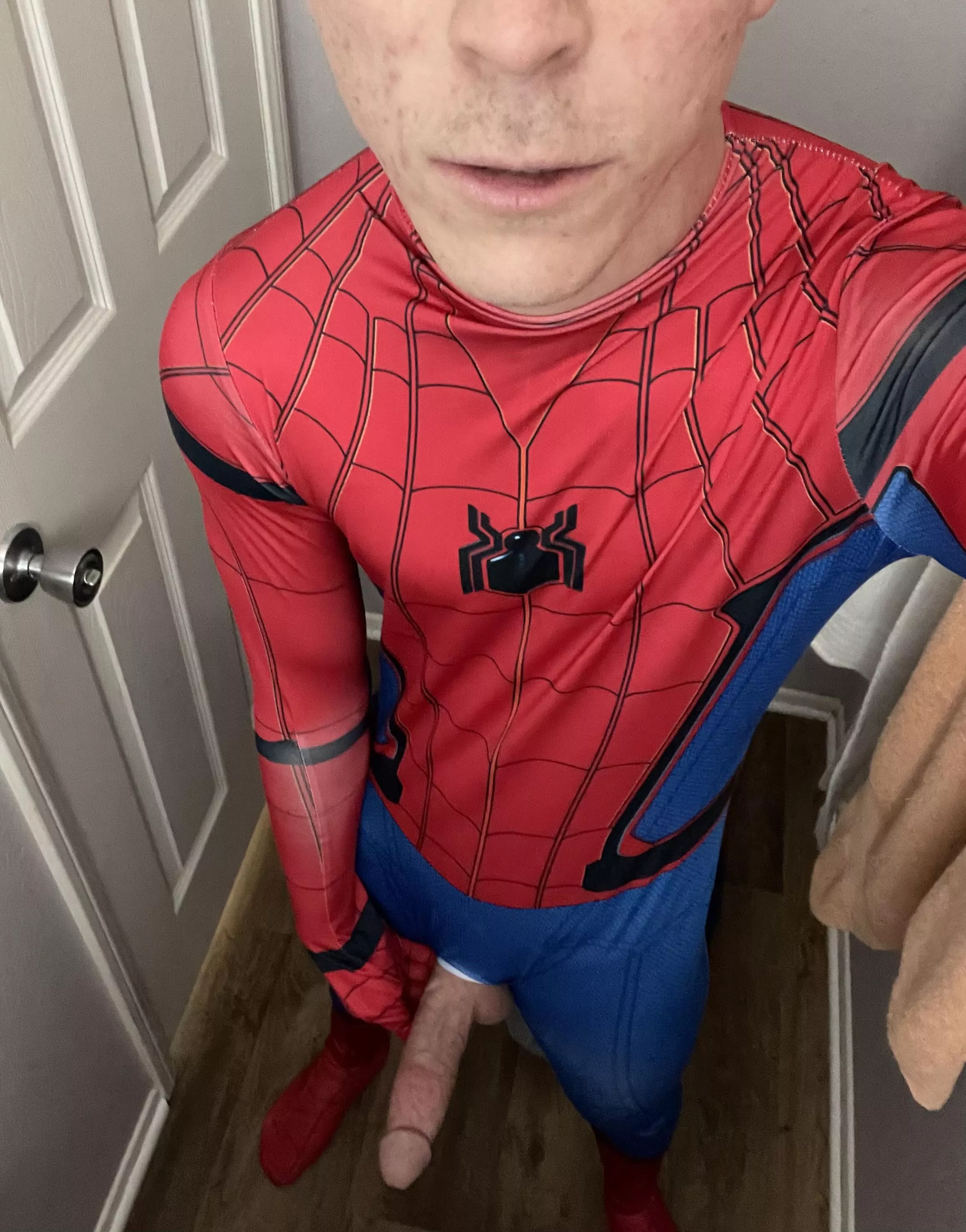 Hey Aunt May, can you help me fit into my new suit? 🥵😏🕸️ posted by Substantial-Outsides
