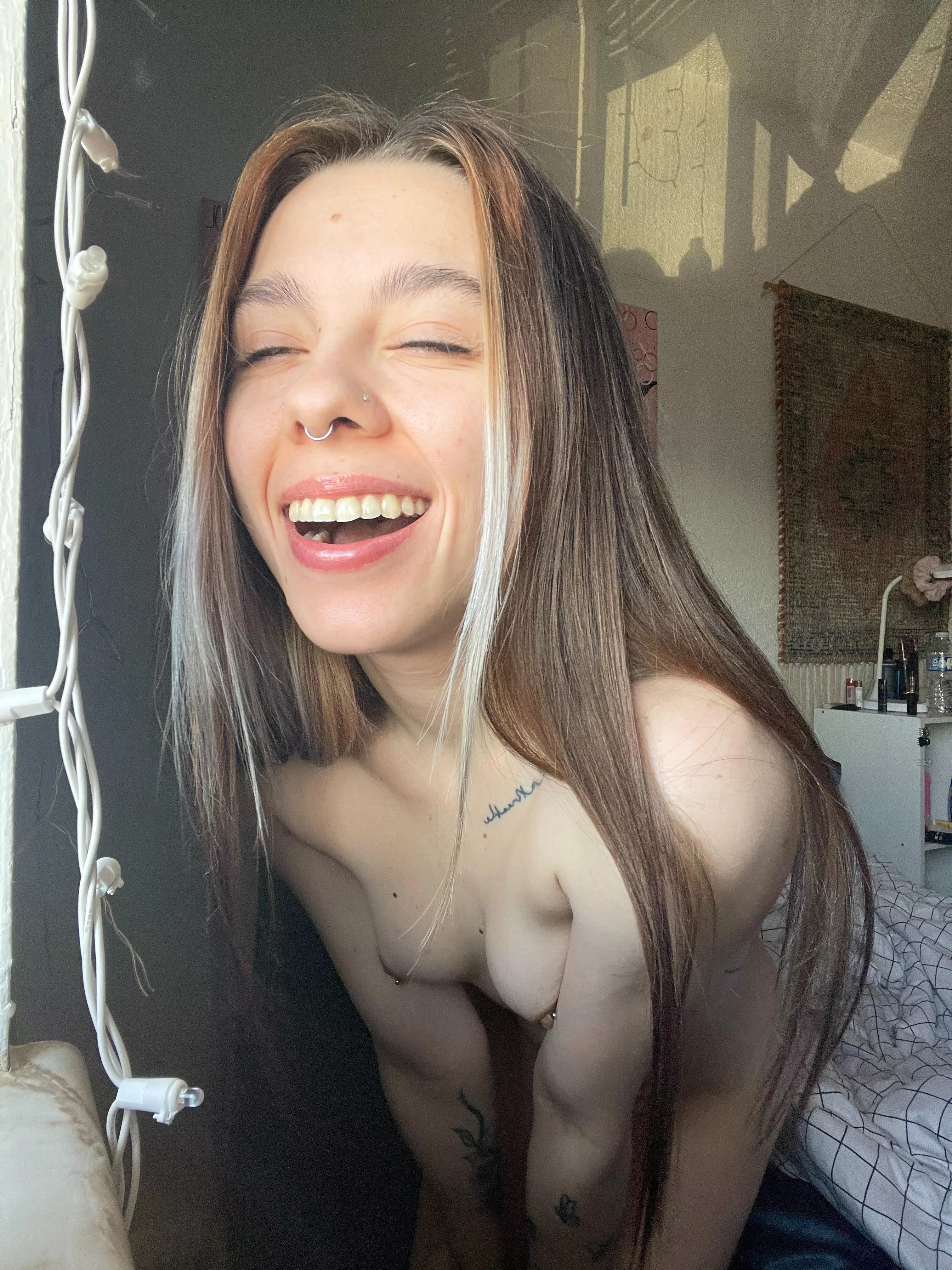 I need to stop flashing my neighbors on accident!! :p posted by faithxoo