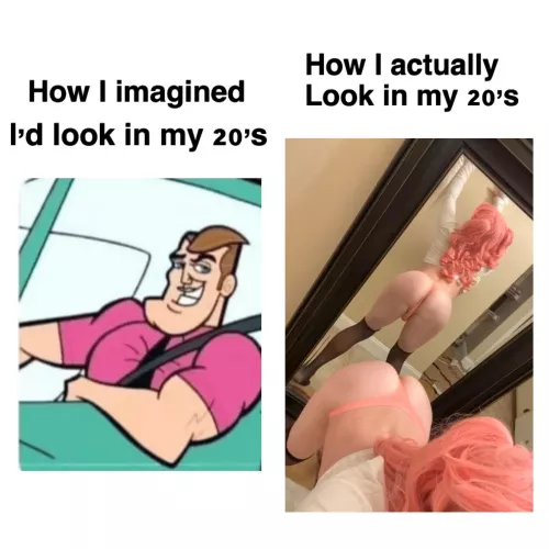 i prefer how i actually look 😳 by Zealousideal-Deal460