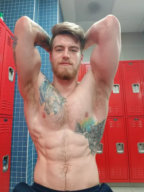 I’m your alpha god. Worship my pits 😈 by The_Lucas_King