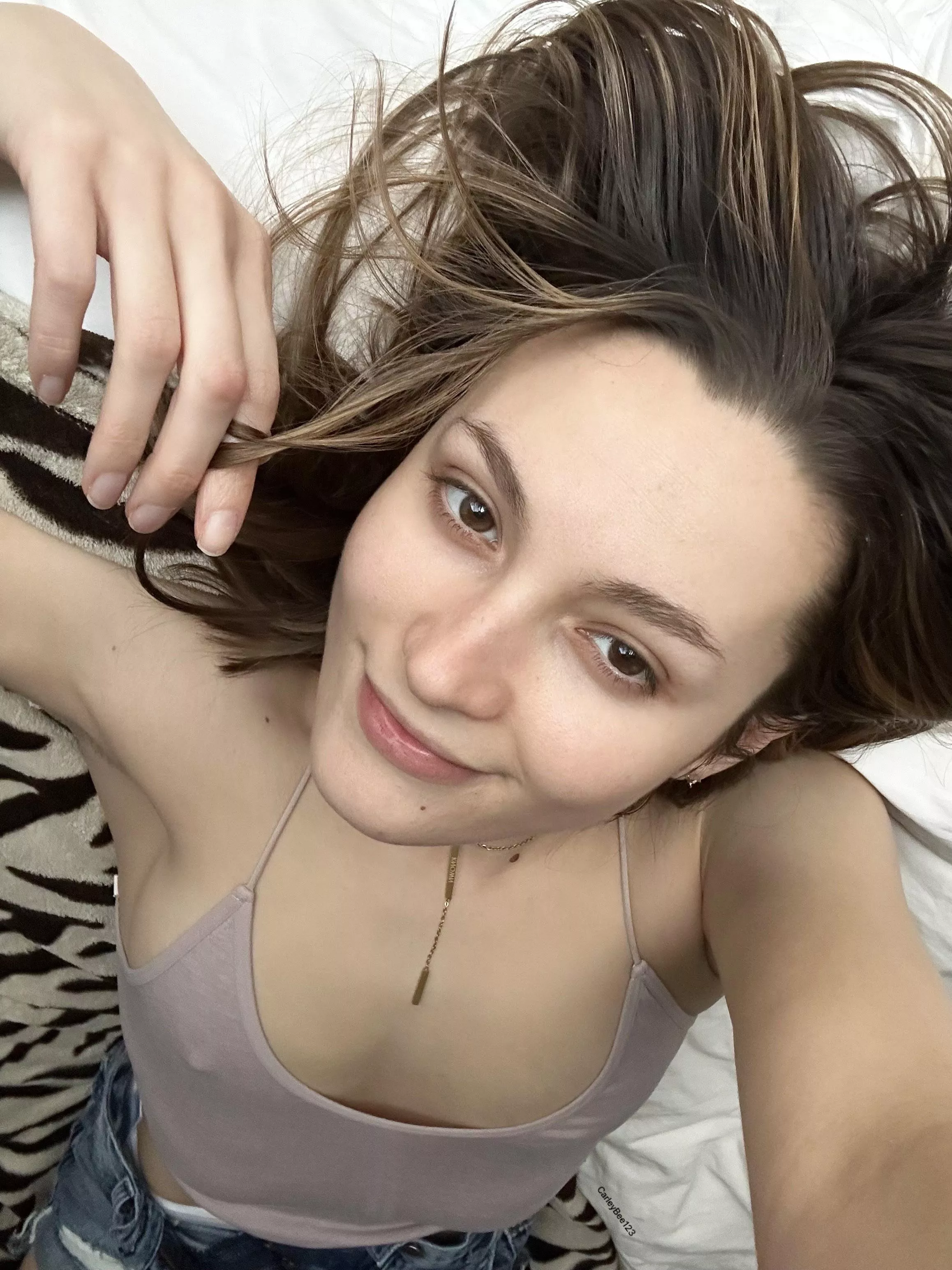 Just laying in bed, you? posted by CarleyBee123