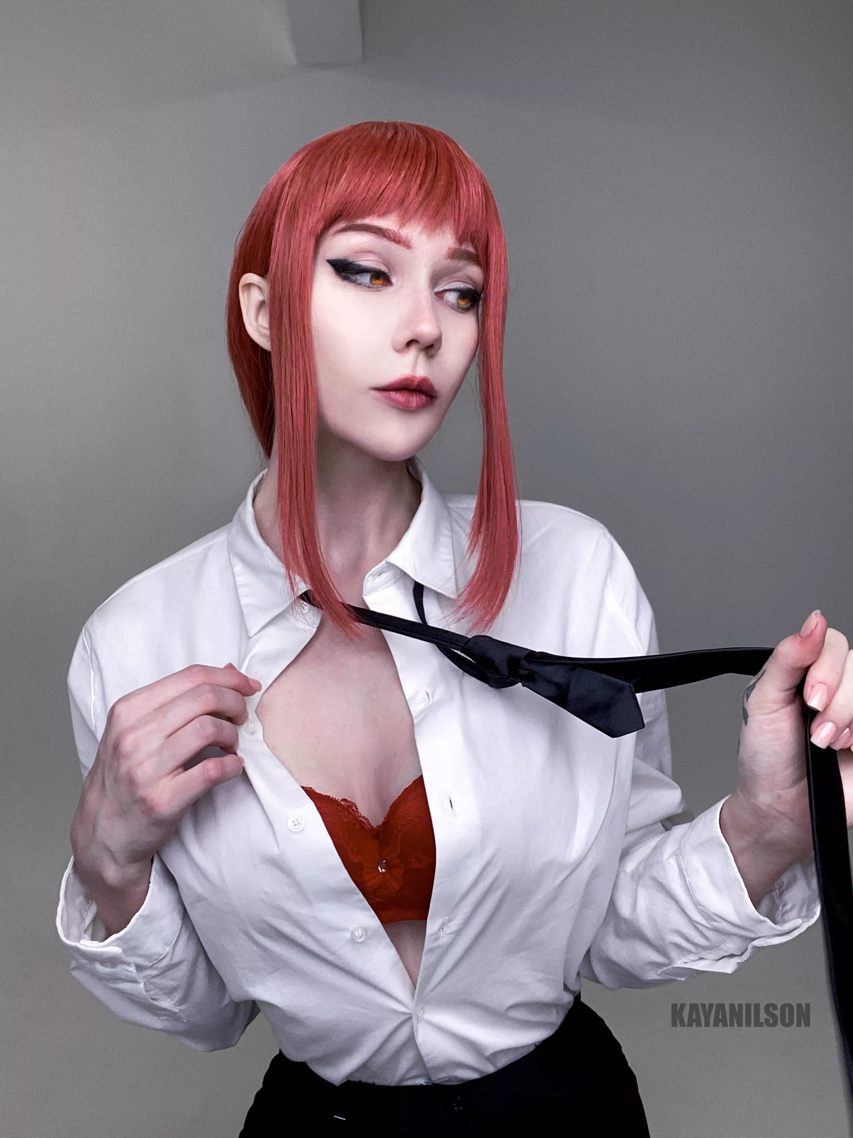 Makima from Chainsaw man by Kaya Nilson posted by Exotic-Revolution-21