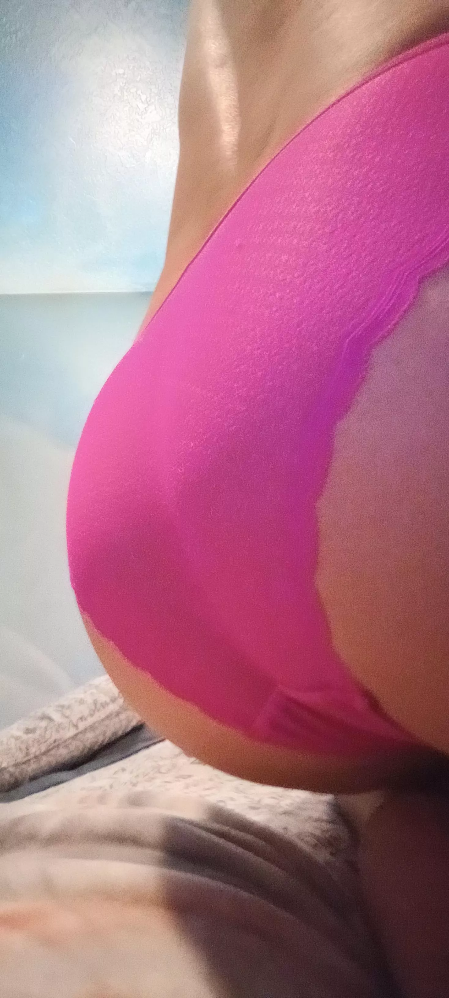 my 59 yo ass in pink mesh... delicious posted by dirty_ole_fella
