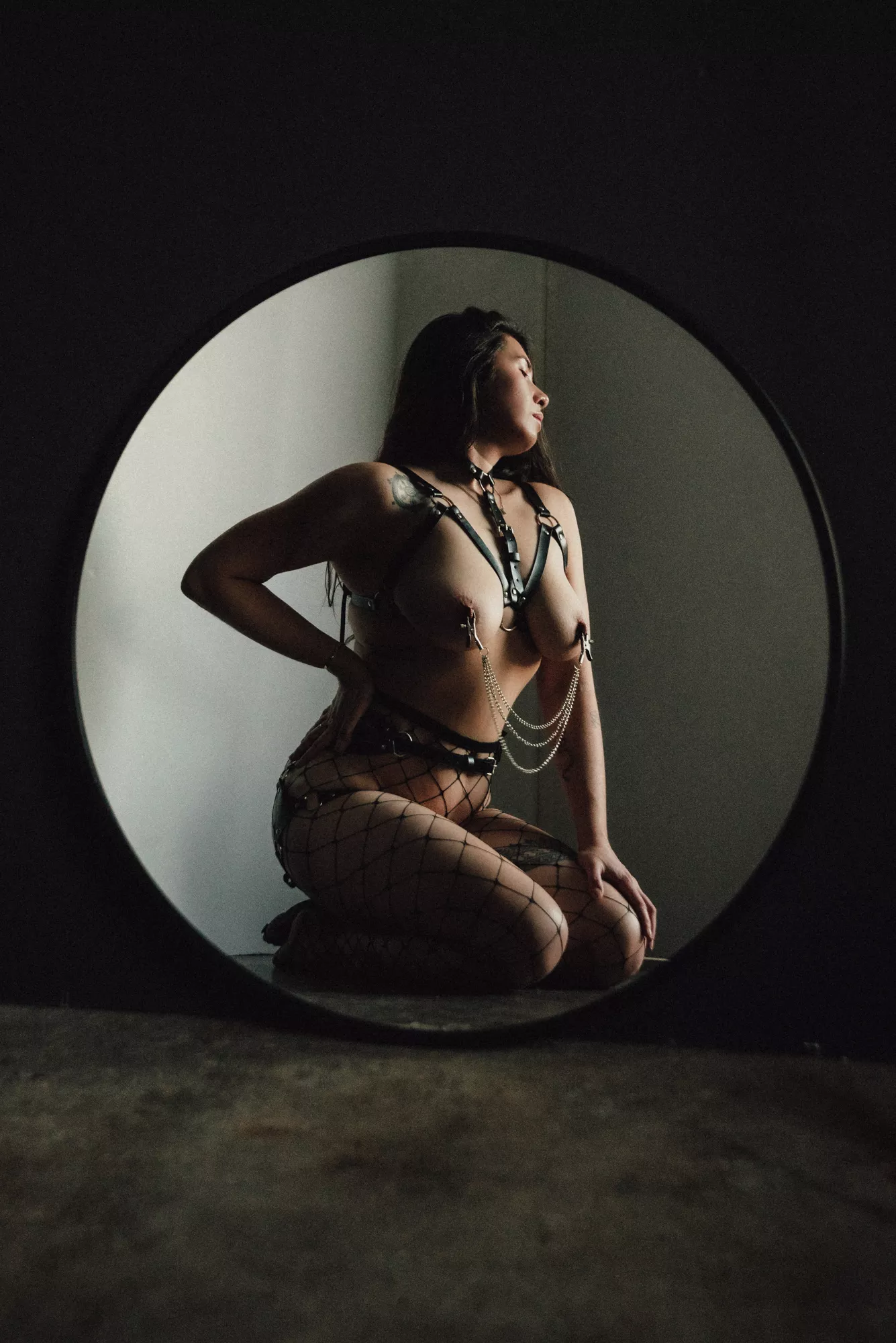 Naughty yet classy self-portrait posted by LibraLov3r