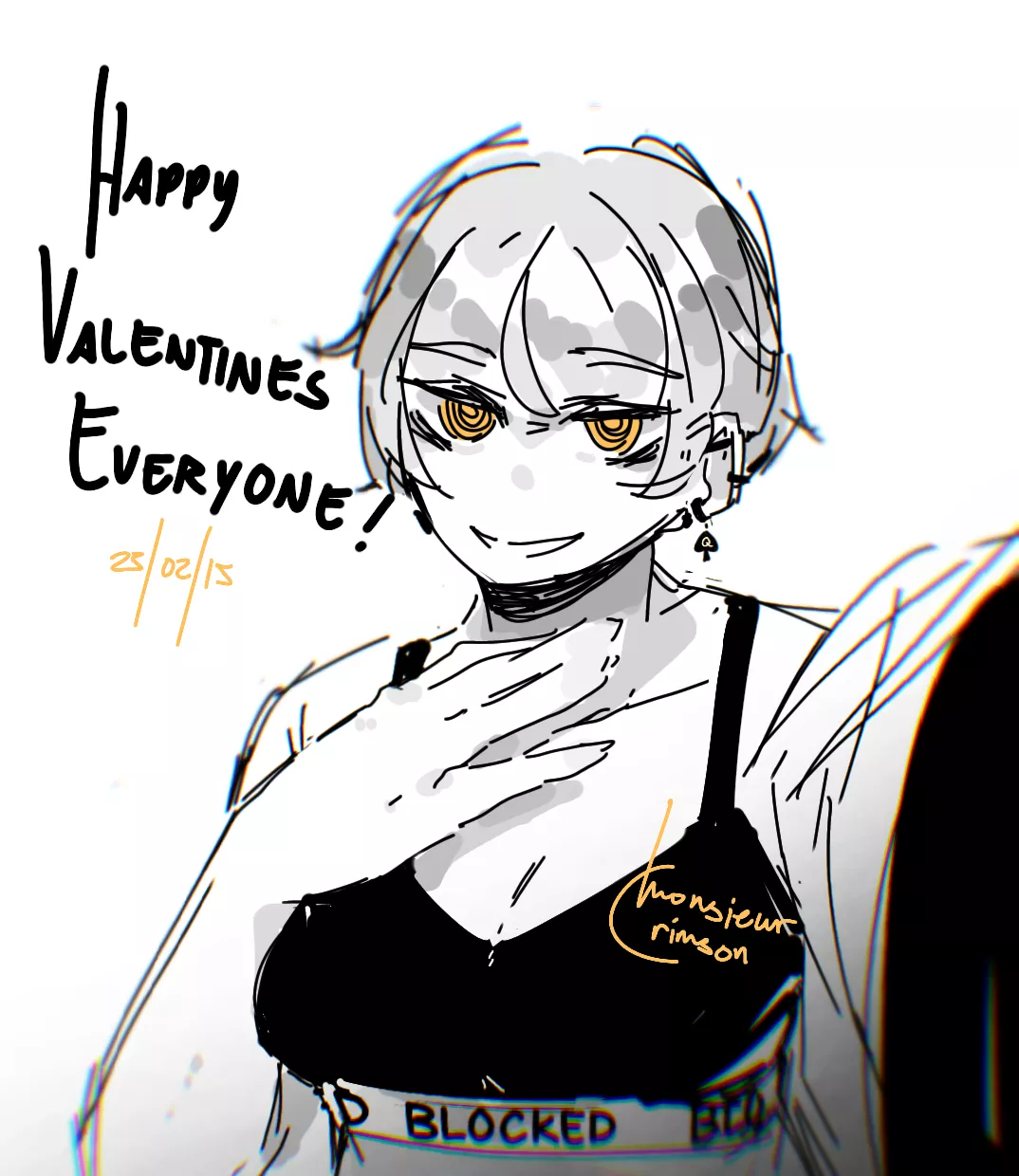 [OC] she was somewhere else during valentines day... posted by monsieur66