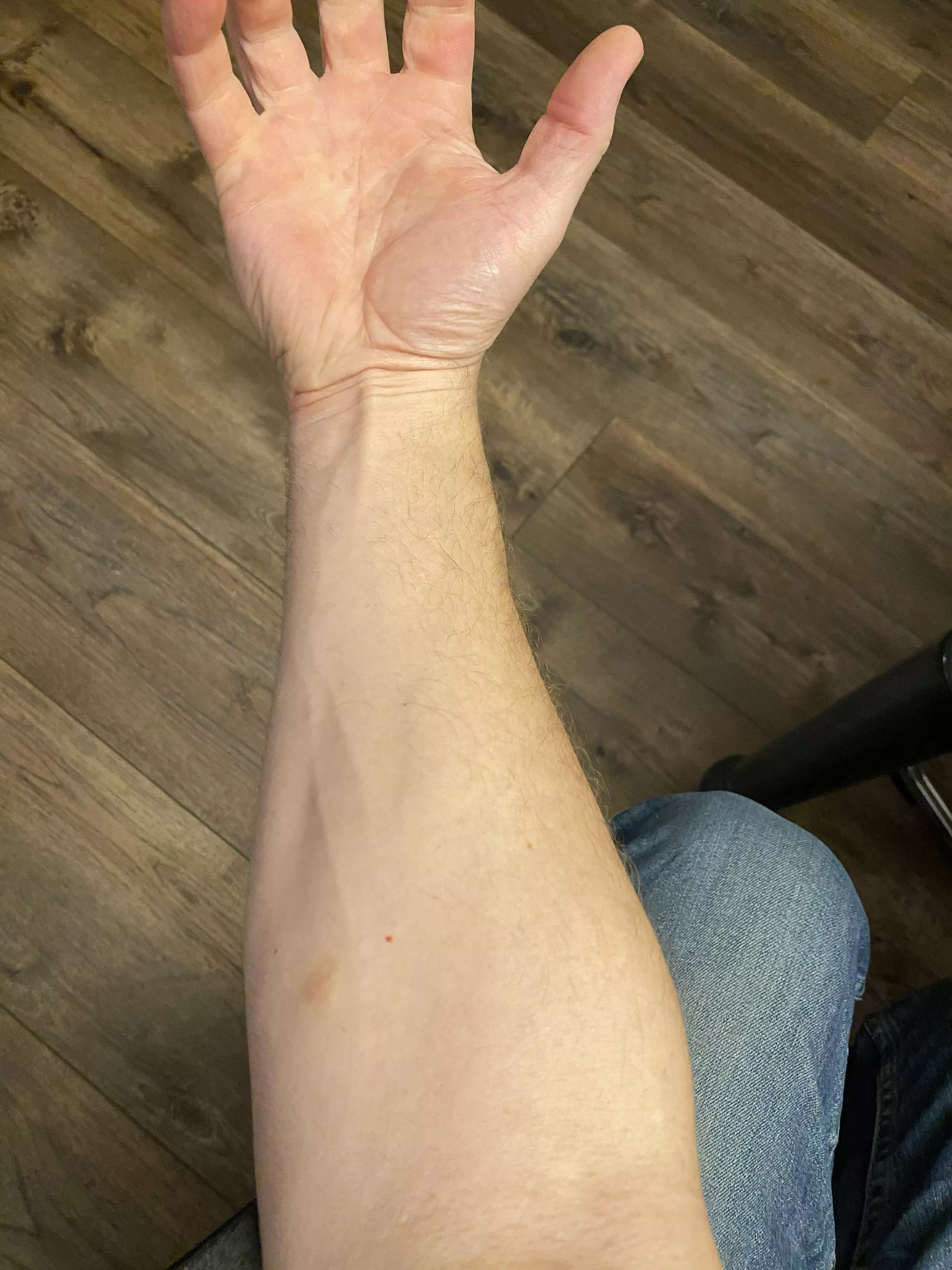 Only my forearm posted by capt_yellowbeard