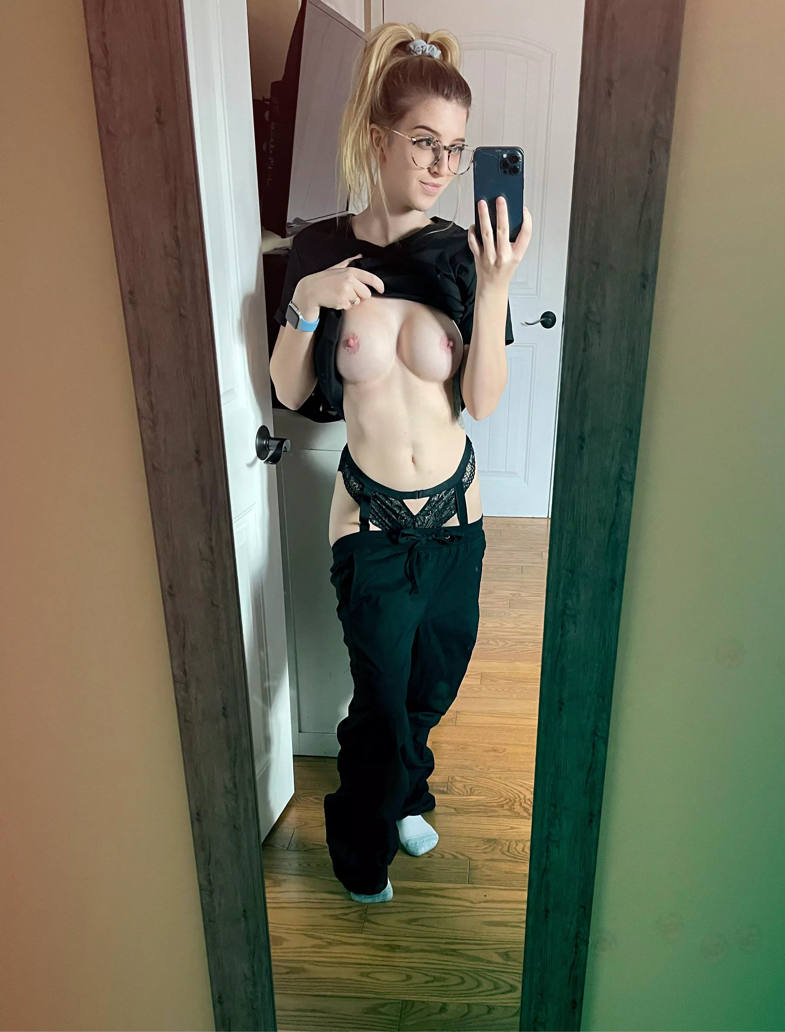 Scrubs + glasses 😈 posted by notevenemmajones