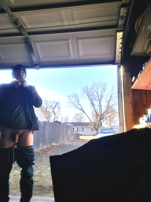 S(M)oking out in my Garage! ❤️ Day! by GokuEternal