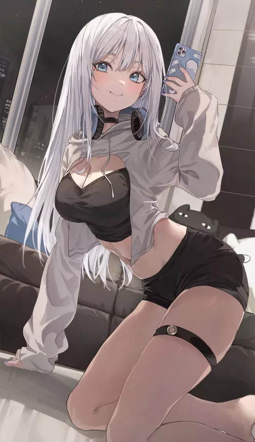 Taking a Selfie [Artist's Original] by CheetahSperm18