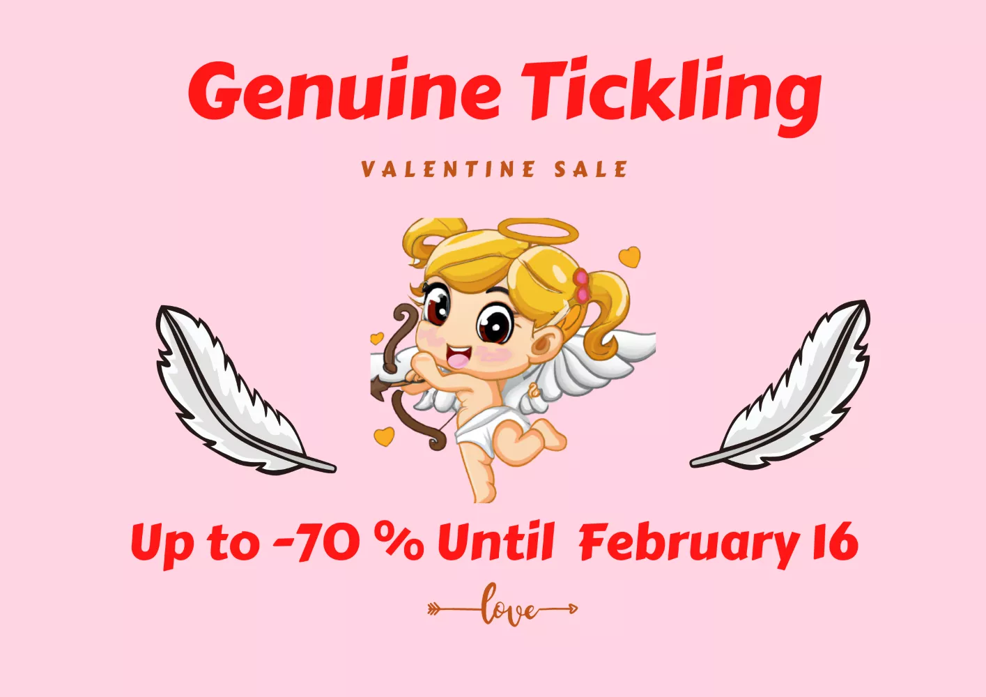 The best Tickling Valentine days Deal are here ! posted by genuinetickling