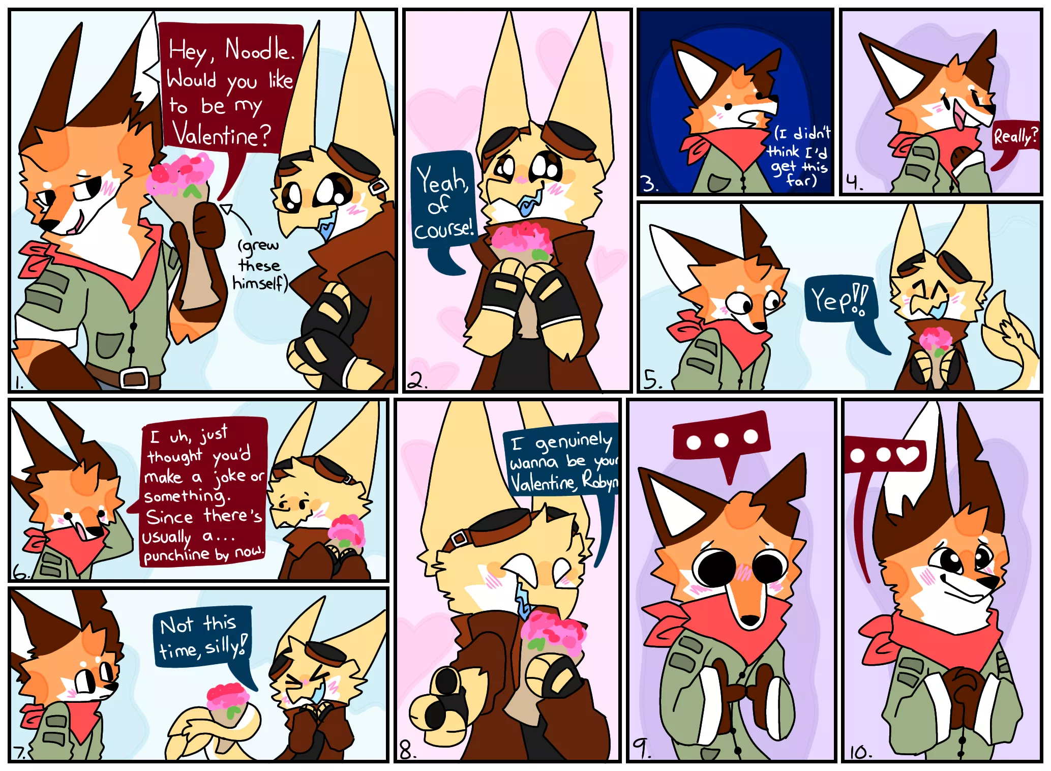 was in a silly goofy little mood. happy valentines day everyone! hope you guys have someone to spend it with, and if you don't, we're in this together! as usual, art by me ^^ posted by _Aurixita_