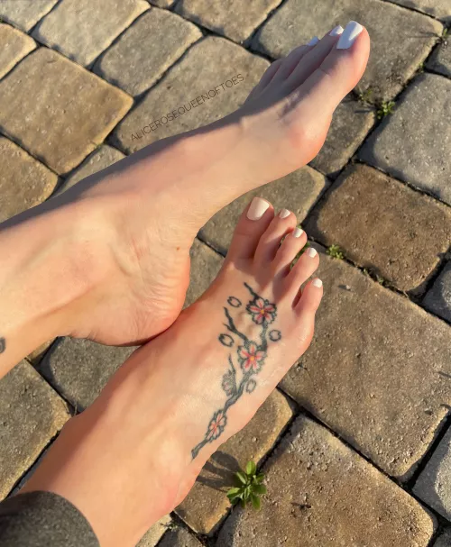 Would you give my feet some attention if you had the chance?🤔 by AliceRoseQueenOfToes