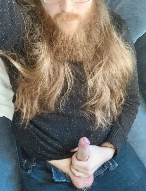 Basking in the morning light always makes my ginger beard radiant by FuzzyChubbyDude