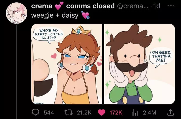 Daisy x Luigi is top-tier by ha-you-read-my-name