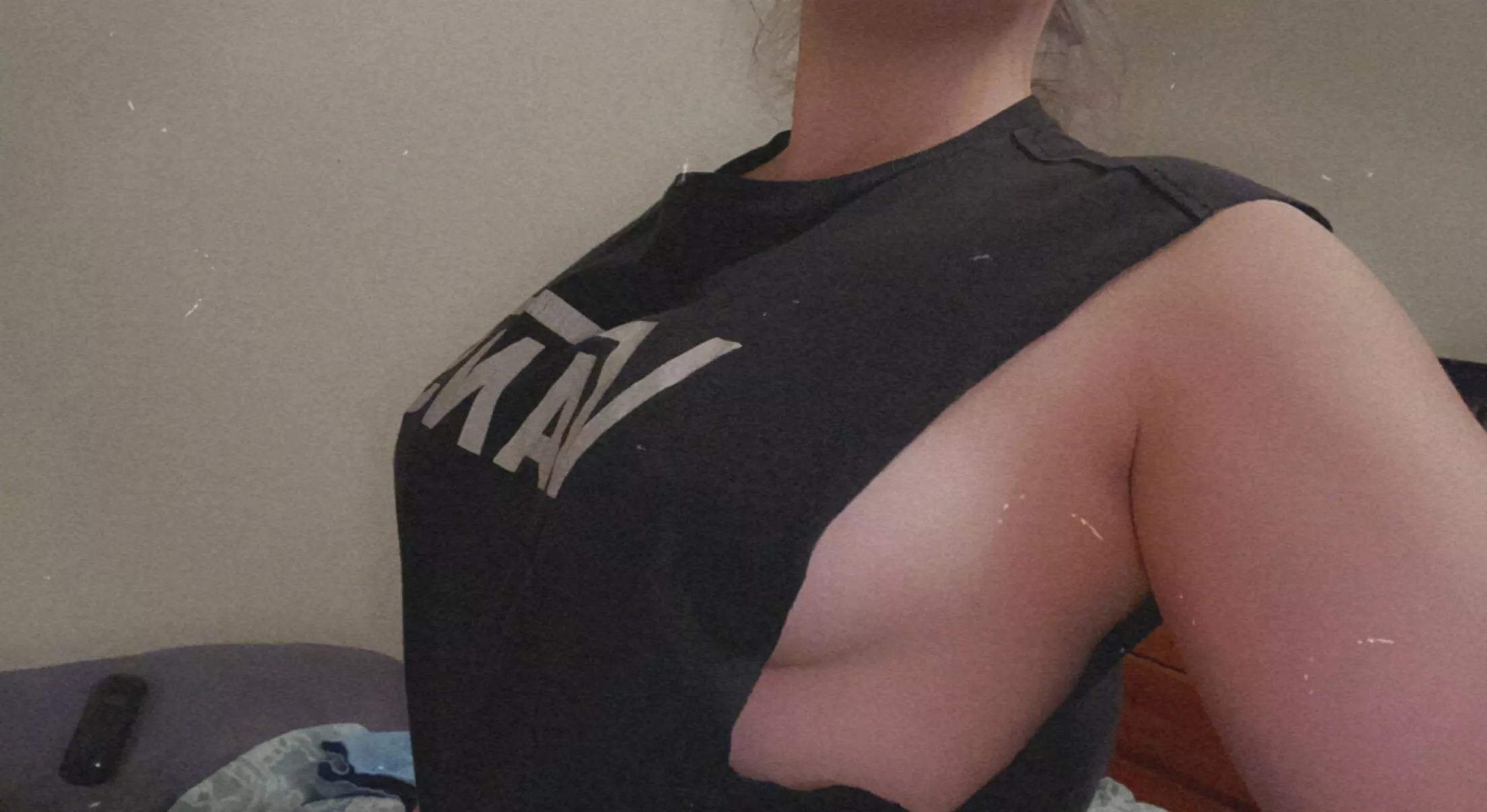 diy muscle tank makes my side boobs look amazing posted by missLady-