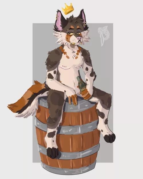 hes chilling.. art by me, commissions open :] by l0cal_p1ssb0ttl3