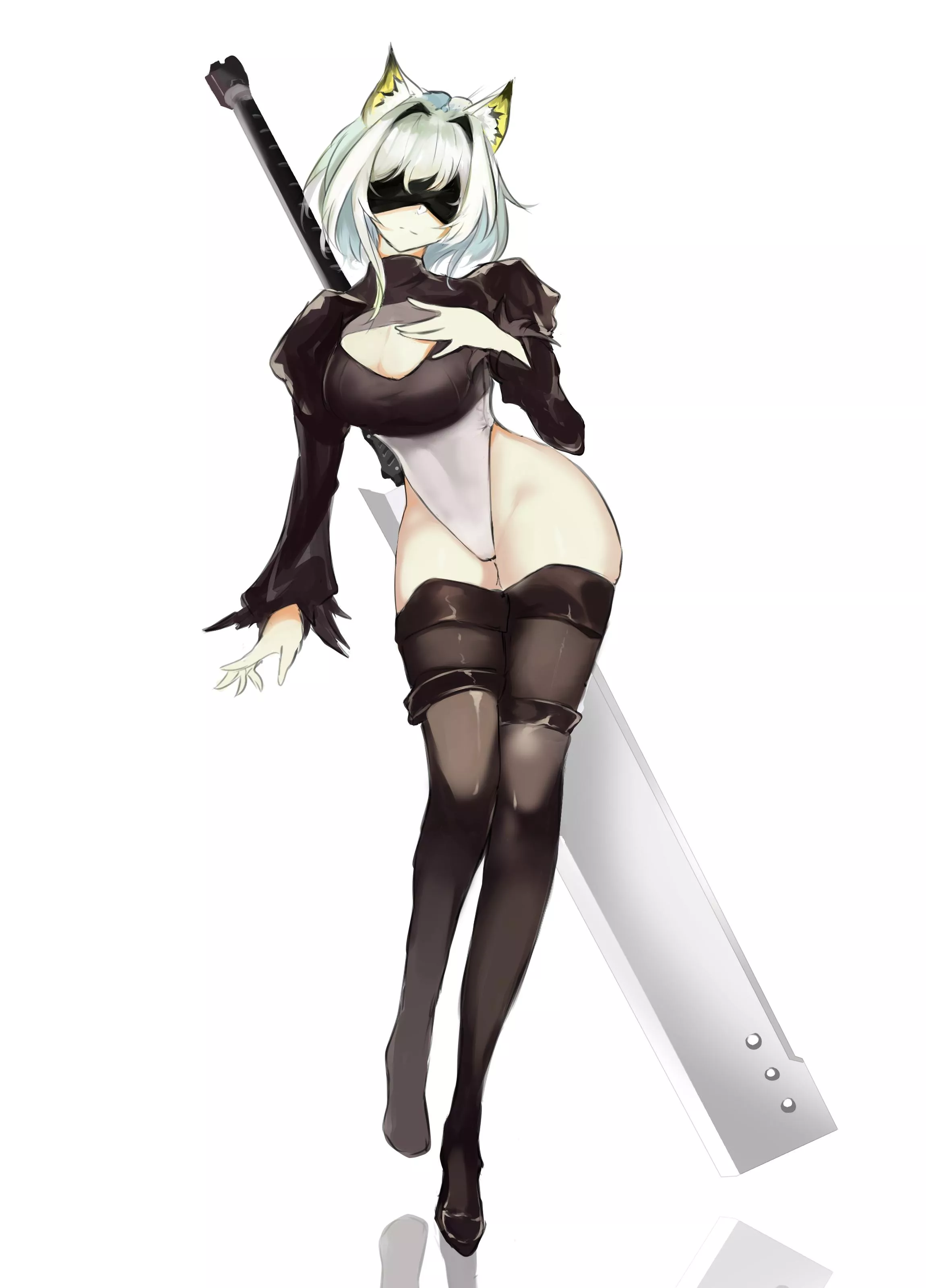 Kal'tsit as 2B (layton) posted by SoManyCookies