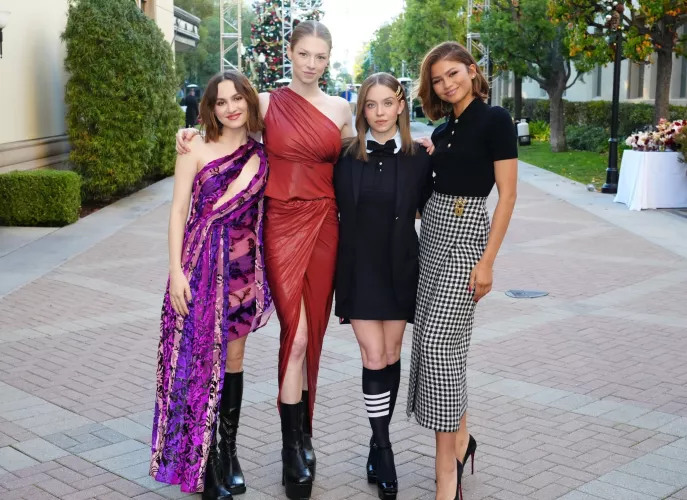 Maude Apatow, Hunter Schafer, Sydney Sweeney and Zendaya by See-Photos