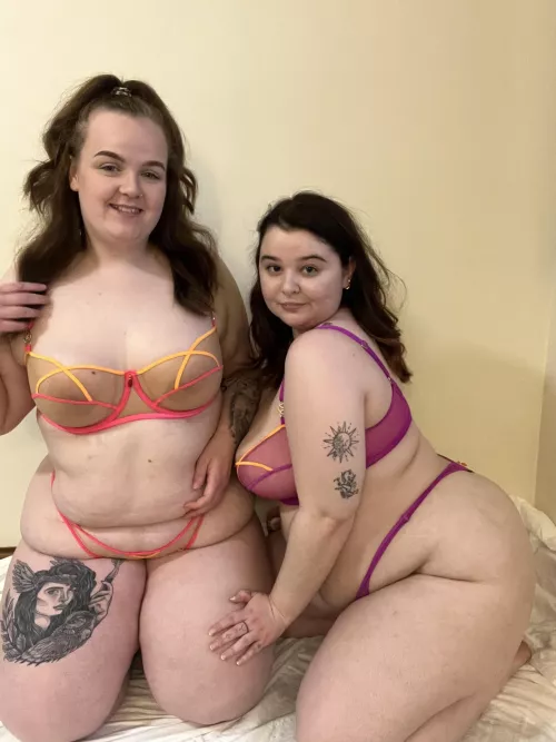 Nothing better than 2 big girls in matching lingerie by lingeriequeenx