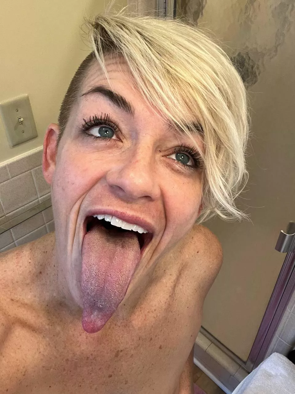 Oops it’s happened again … 👅 posted by SashaSins555