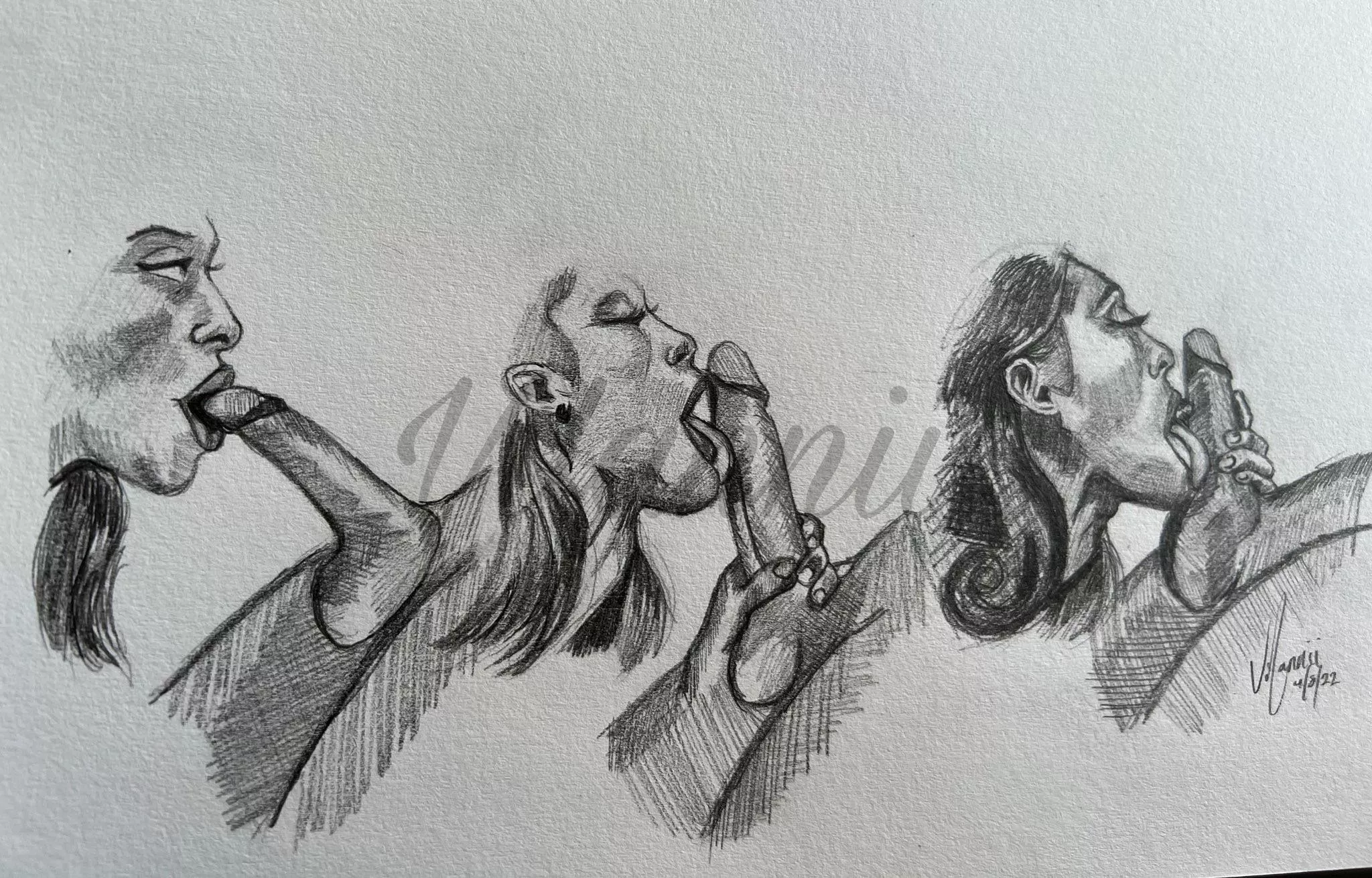 sexy sketch I’ve done posted by vilannii