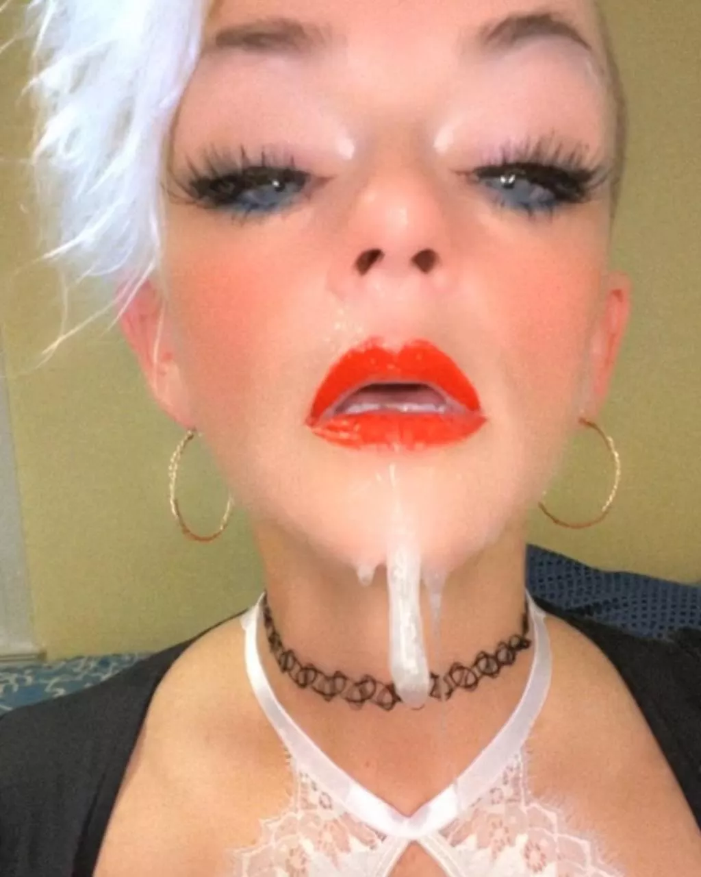 Spit or cum? 😩😈 [OC] posted by SashaSins555