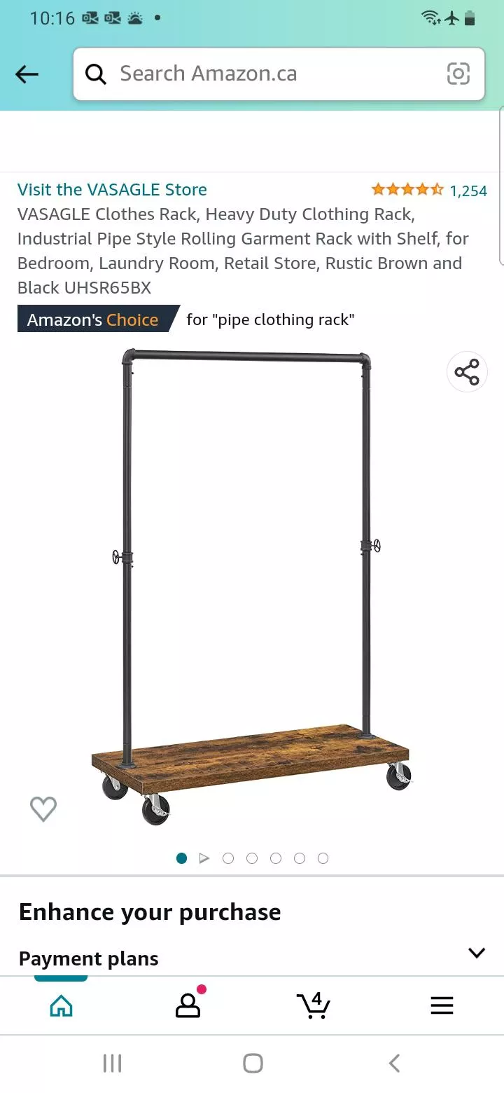 storage idea for closet, perfect for renters who cant modify the home posted by Kichan25