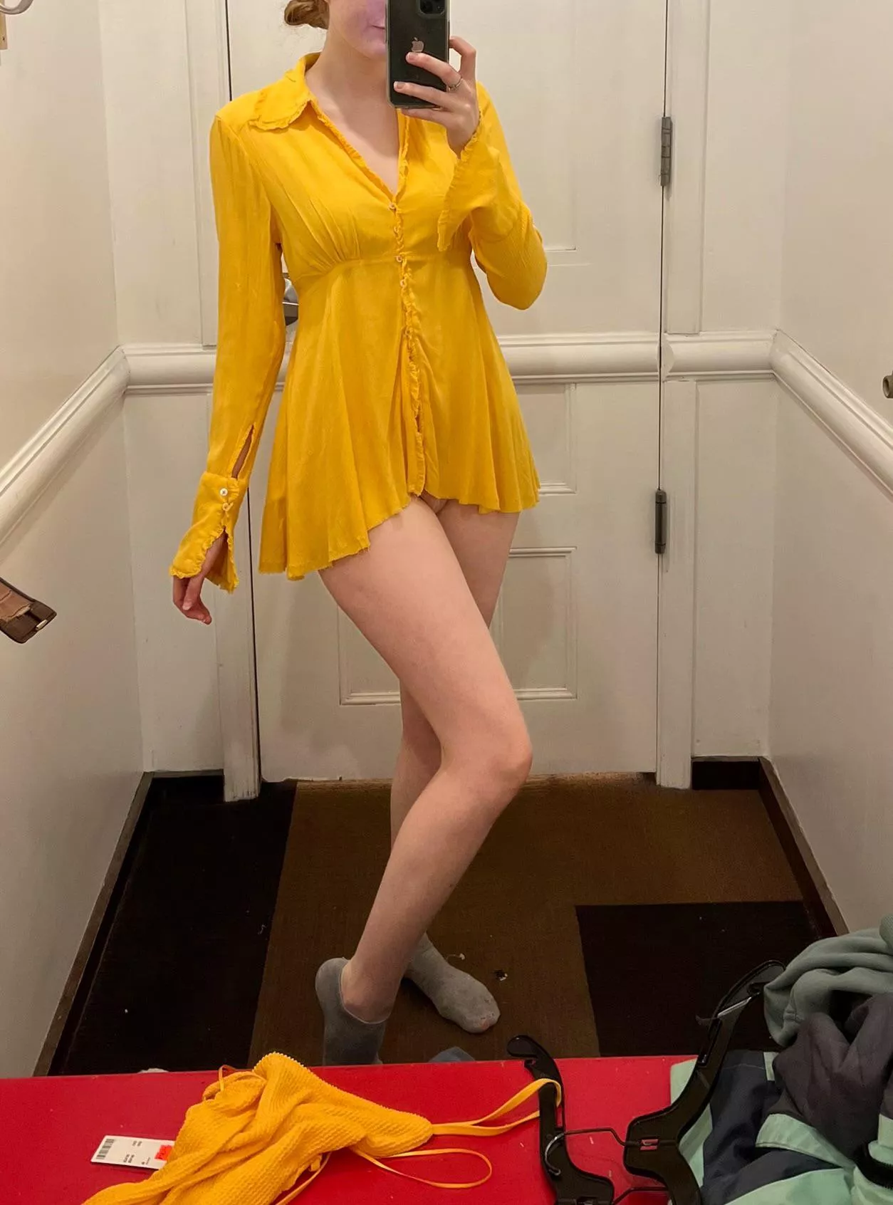 This dress might be a little short! posted by dualovesa