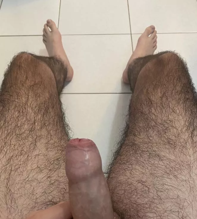 thoughts on this uncut dick and hairy legs? by ItzAlpha9