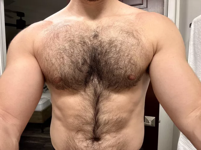 Want to rub your hands through it? by sweatygymcouple