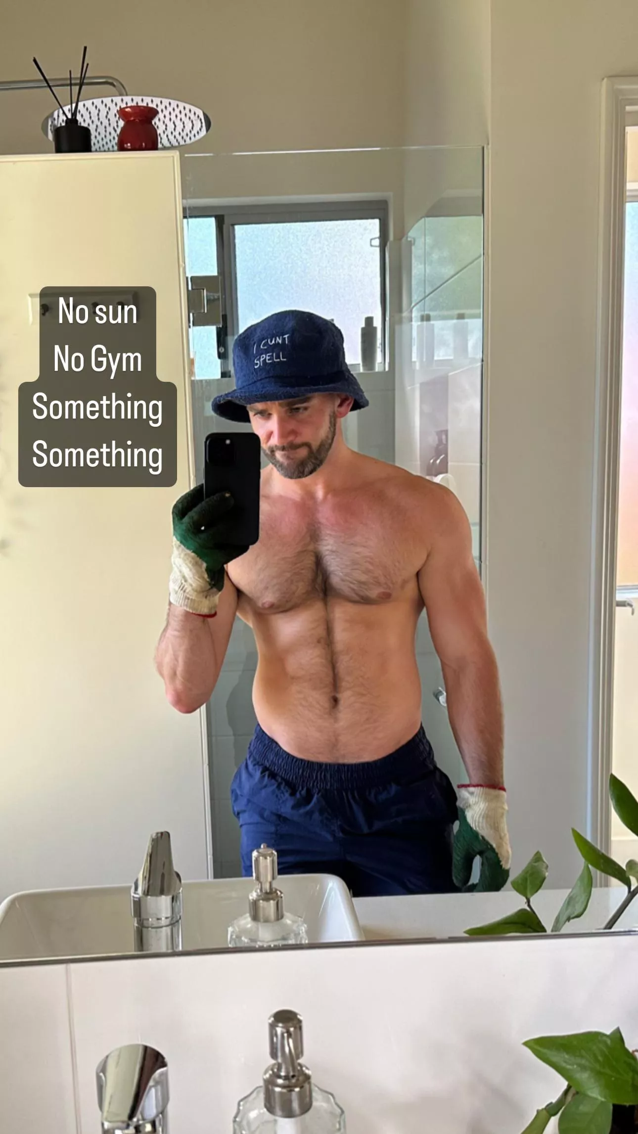 8 days post HT. The bucket hat is a vibe right? posted by aussie_spark