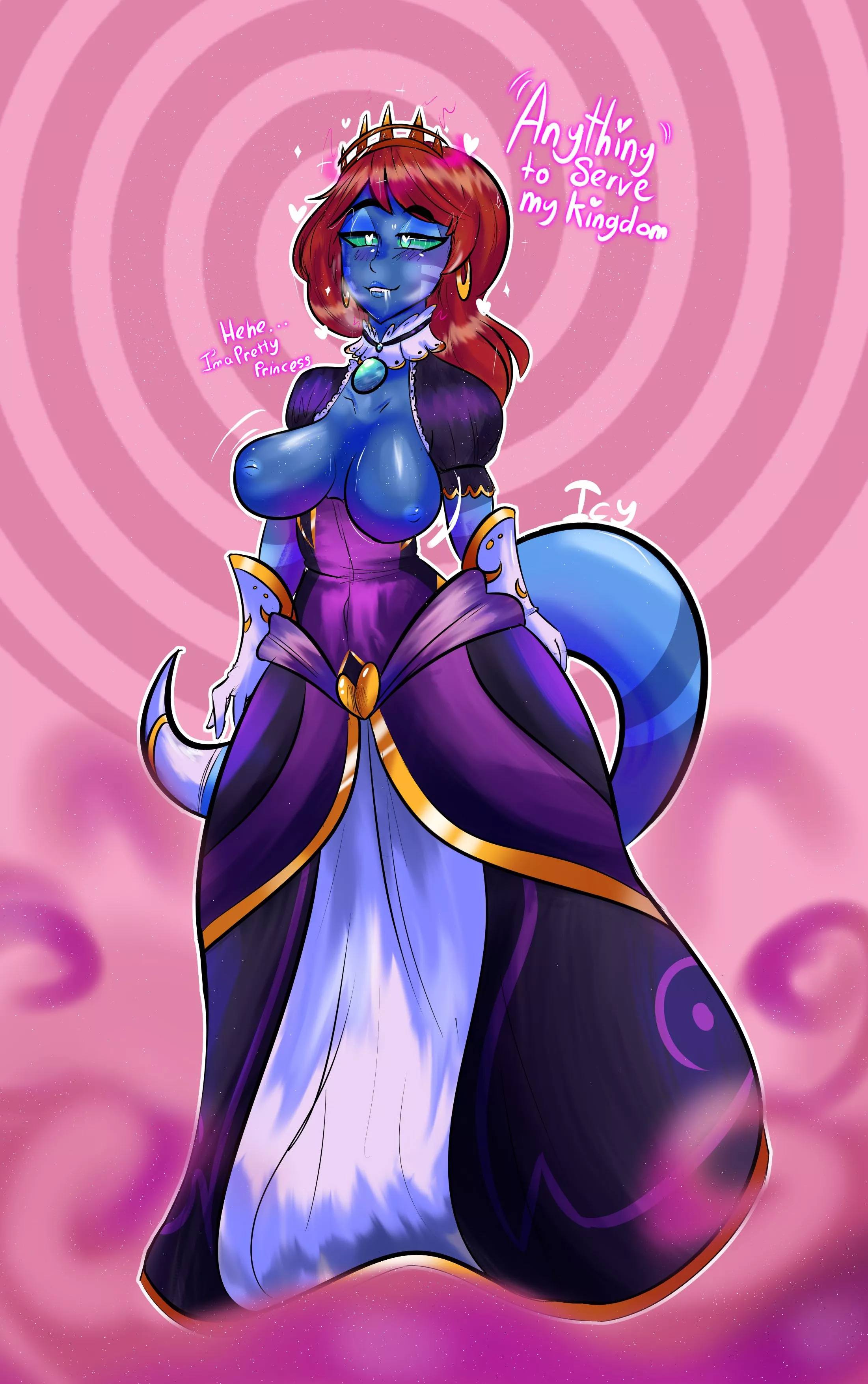 Always ready to serve her kingdom (@IcyDoesNsfw) posted by Icecube640
