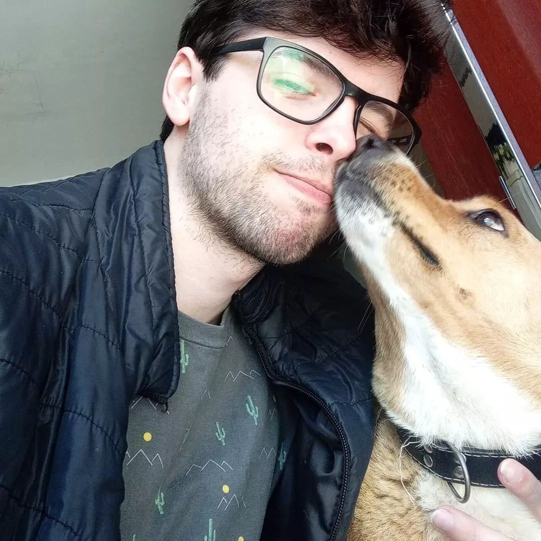 Another day starting, in the company of my dog. posted by MediaOdd3882