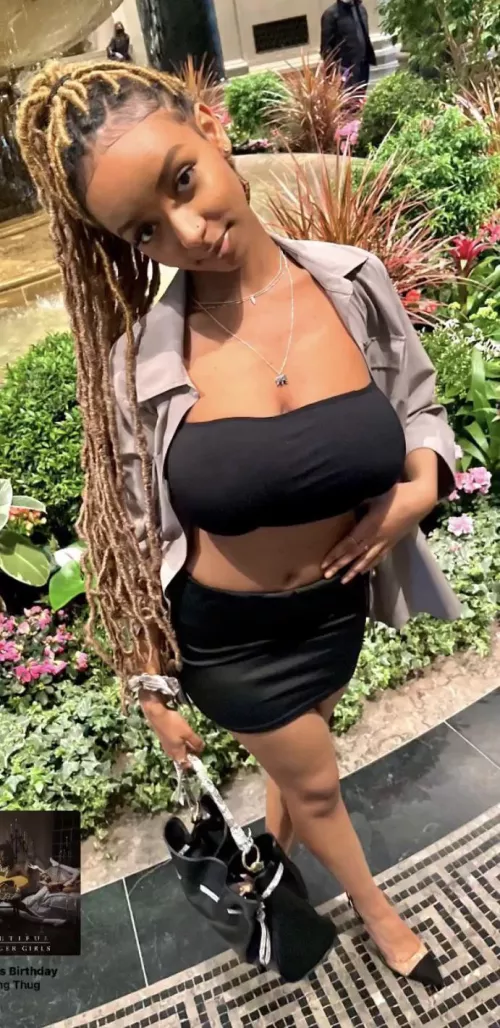 Busty in black by anonymous123456_