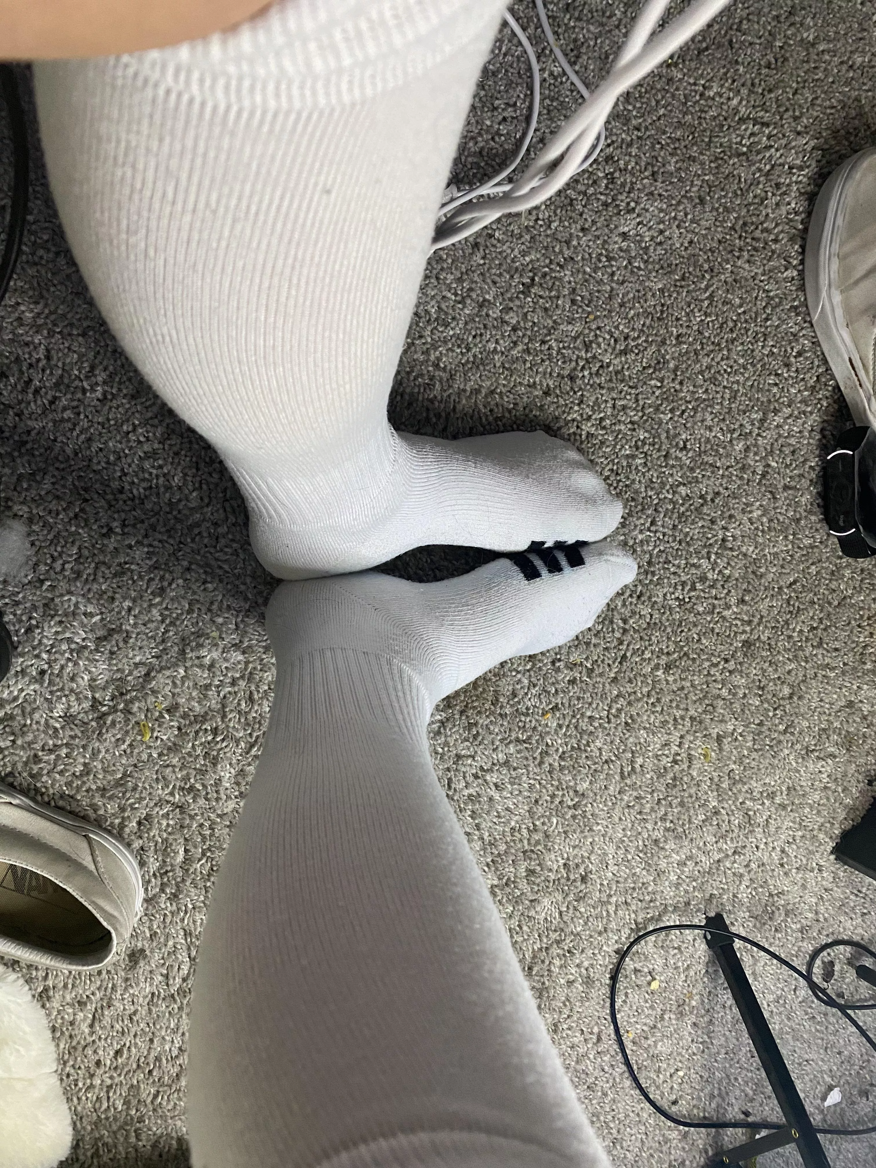 Cum to my socks, I’m open to requests (; posted by feetfucker241