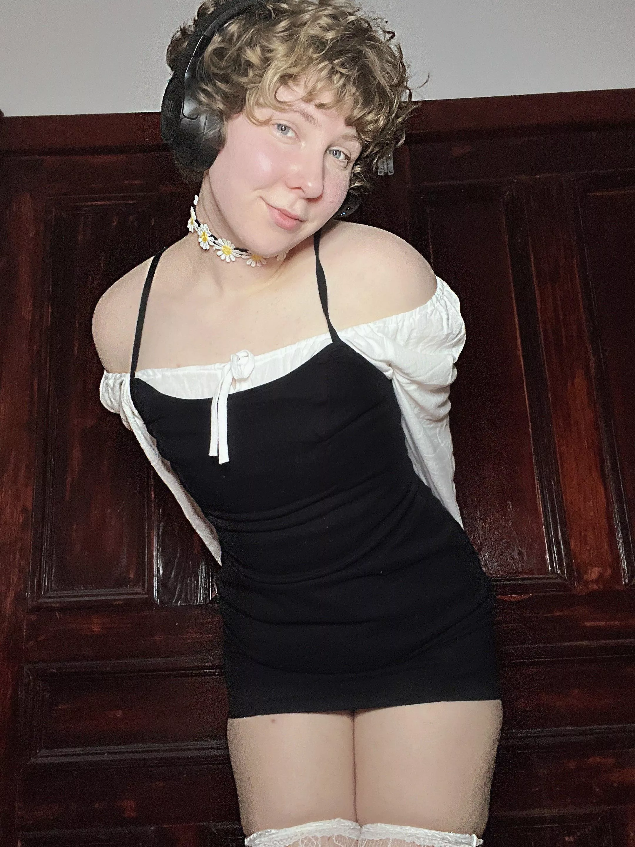 do you like my new dress? posted by jcatboy