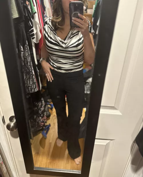 Good morning !! Do you like my choice of work cloths for todays meetings by Mom_gone_wild