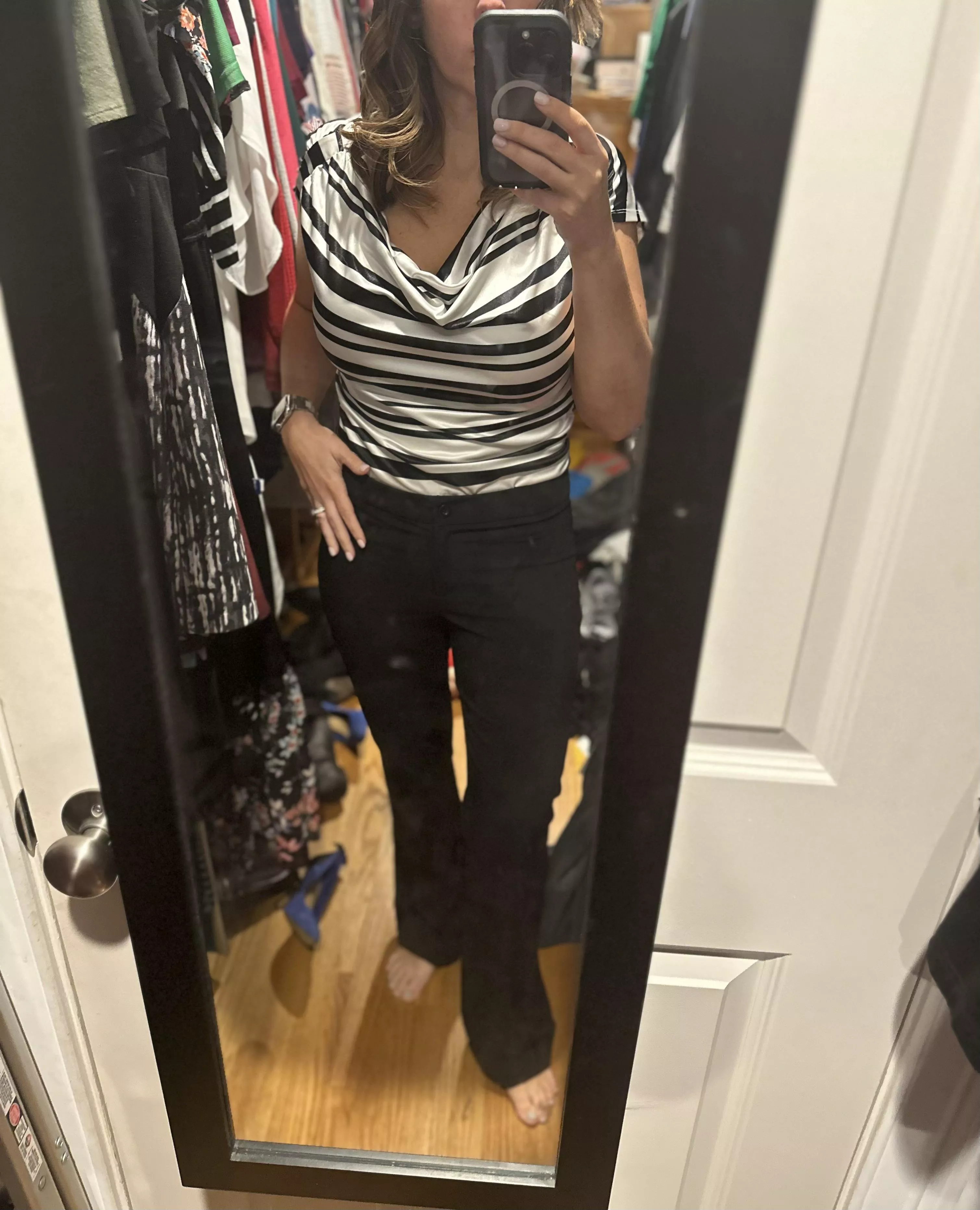 Good morning !! Do you like my choice of work cloths for todays meetings posted by Mom_gone_wild