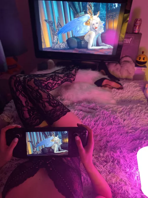 I play NSFW games on my main account by lilybeexo