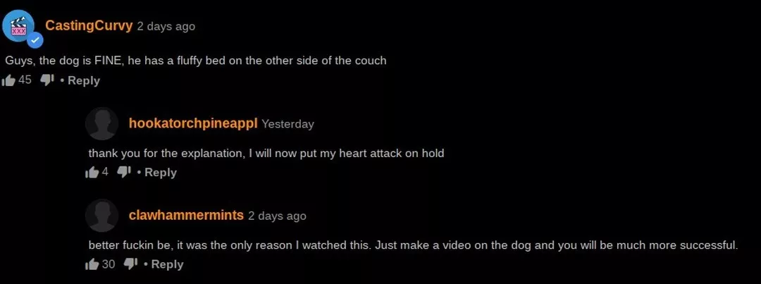 I was real worried about the doggo posted by FuzeH20