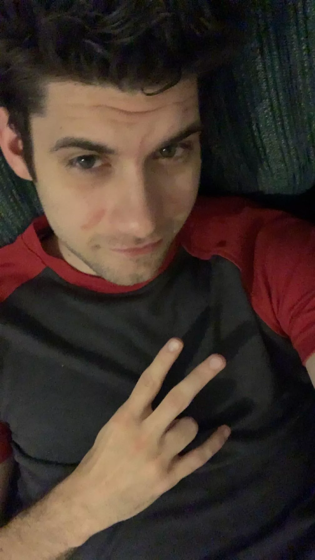 Ignore my foul hand symbol, how are the gays doing today ? (I promise this is a new photo, I’m in my work out clothes again) posted by TitleSalty6489