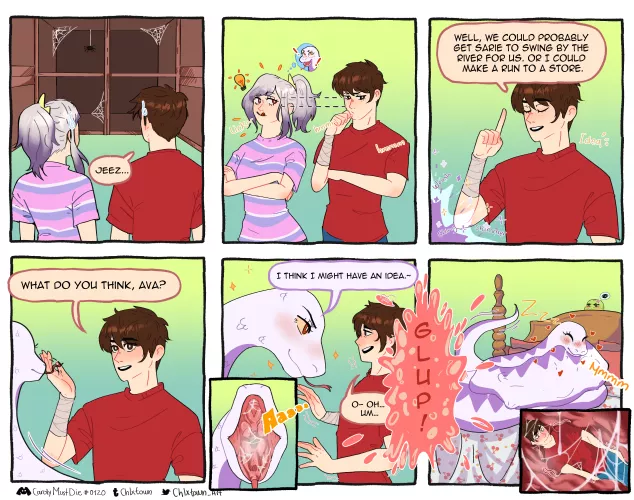 {image} {comic} I finished this commission, I feel that it turned out very nice, the characters are not mine but I love them (open commissions) by chlxtownart