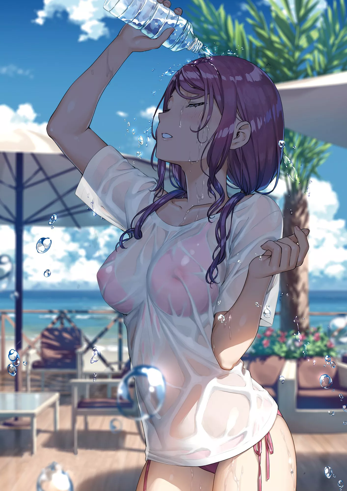 Its really hot outside for her posted by KABIZEJDERIYA